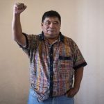 Líder maya carga en València contra la hidroeléctrica de Florentino Pérez en Guatemala